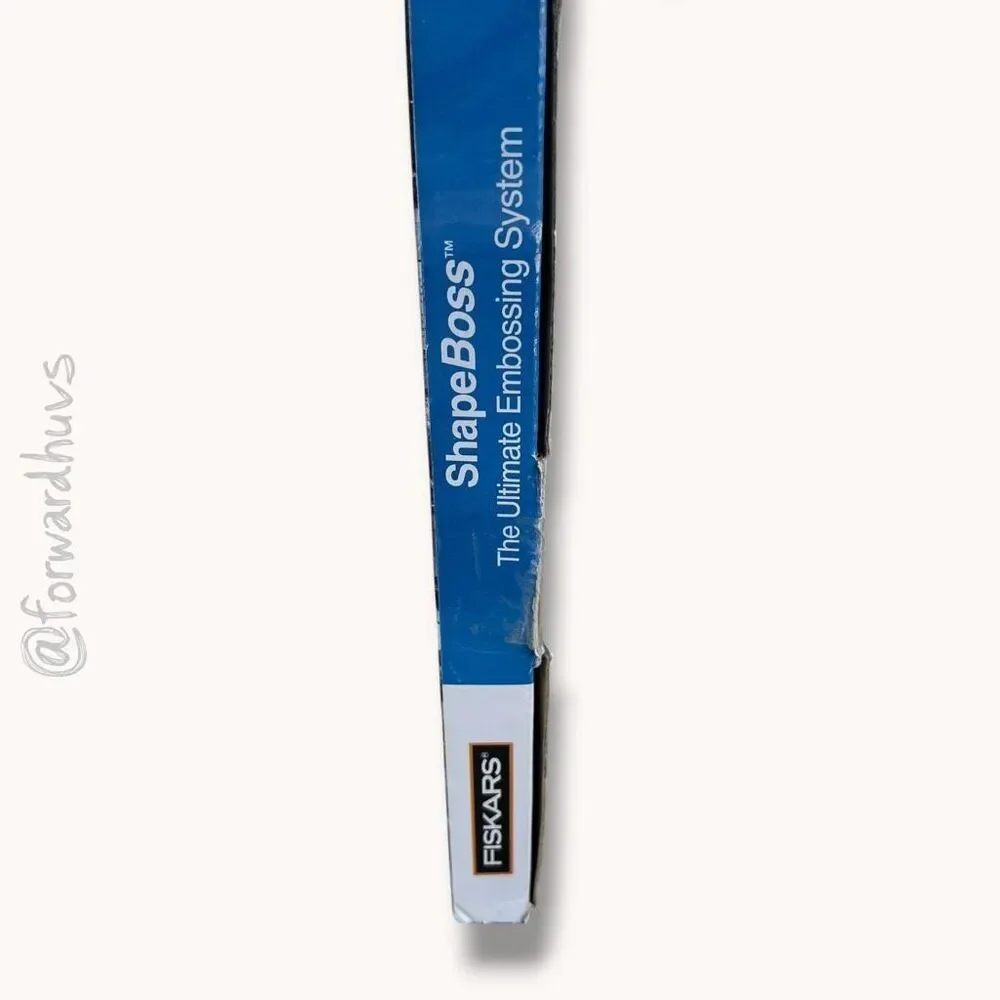 Fiskars ShapeBoss Embossing System – See Listing for Included Items